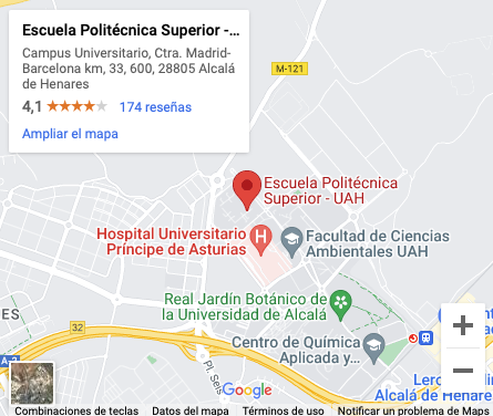 Dirección universidad de Alcalá, Campus Externo